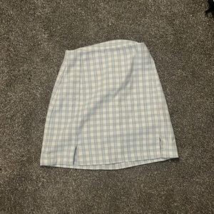 Flannel brandy Melville skirt